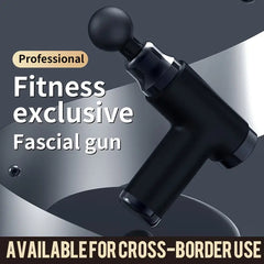 1pc Portable Mini Massage Gun - Deep Tissue Muscle Massager (Black)