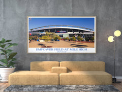NFL Art Galore - Denver Broncos Poster Selection for Every Fan
