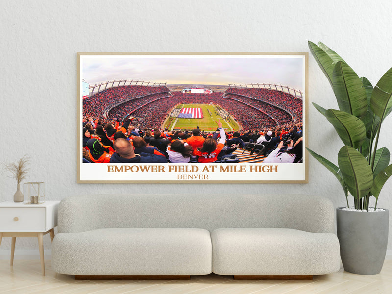 NFL Art Galore - Denver Broncos Poster Selection for Every Fan