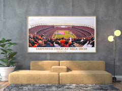 NFL Art Galore - Denver Broncos Poster Selection for Every Fan