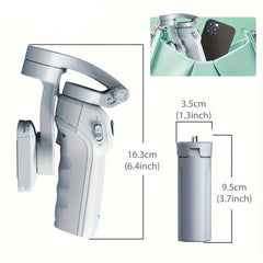 3-Axis Selfie Stick Stabilizer with LED & Face Tracking