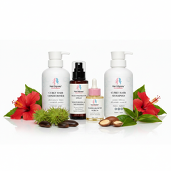 Curly Hair Bundle – Shampoo, Conditioner, Edge Control & Serum