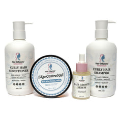 Curly Hair Bundle – Shampoo, Conditioner, Edge Control & Serum