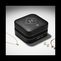 personalized travel jewelry box Laserable Leatherette Jewelry Box