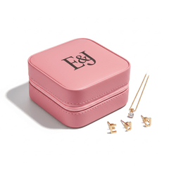 personalized travel jewelry box Laserable Leatherette Jewelry Box