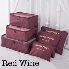 6 Piece Travel Organizer